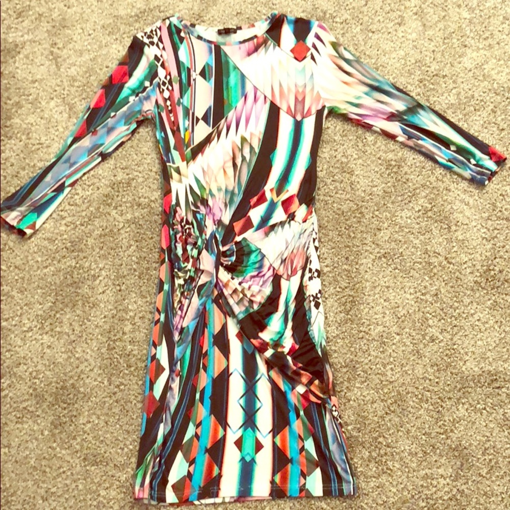 Multi-color kaleidoscope dress